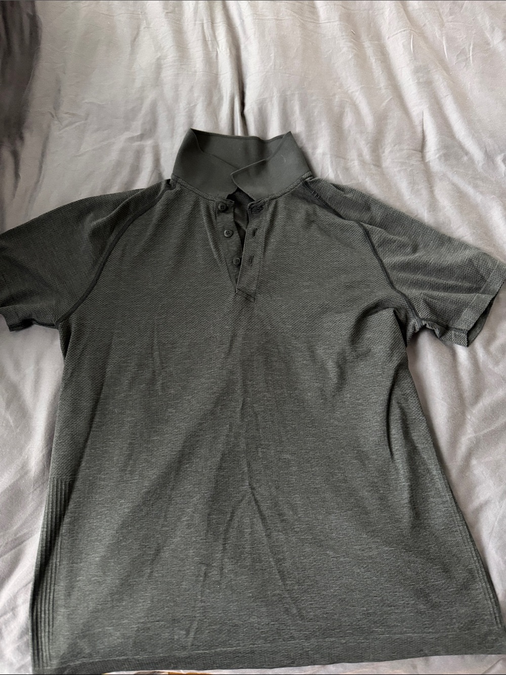 Men's lululemon Black Short-Sleeve Polo Shirt